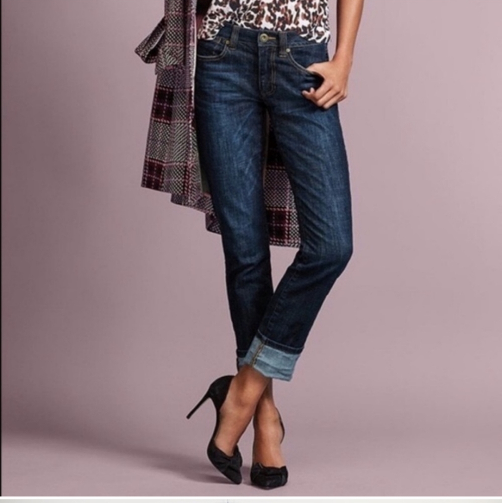Cabi high straight jeans